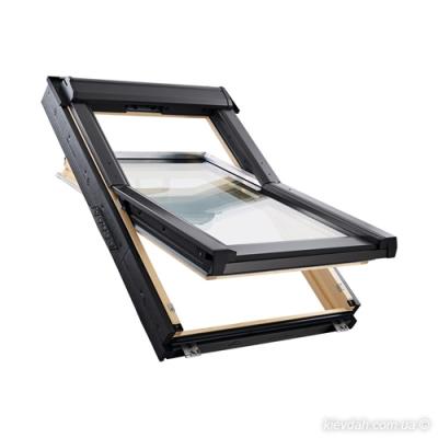 картинка Окно мансардное RotoQ Q42S H100L1 без термоблока, дерево, однокамерное, 78*98