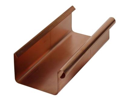 картинка Желоб прямоугольный 333х0,6х3000 мм медь классик, kupfer classic Zambelli