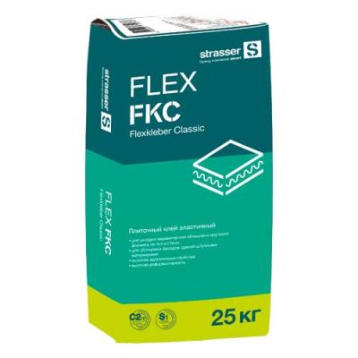 картинка FLEX FKC Клей плиточный эластичный Strasser (С2 ТЕ, S1), 25 кг