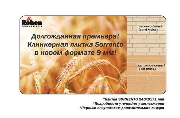 фасадная плитка ROBEN
