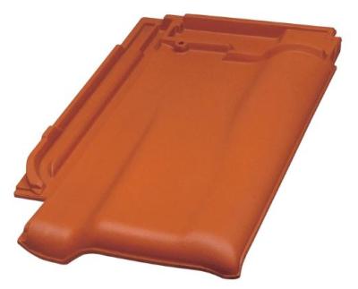 картинка Вентиляционная черепица, Alegra 9 кирпично-красный глянцевый ангоб, brick red glanz-engobe Koramic