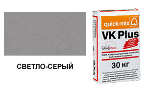 картинка Кладочный раствор VK plus.C, 30 кг, светло-серый