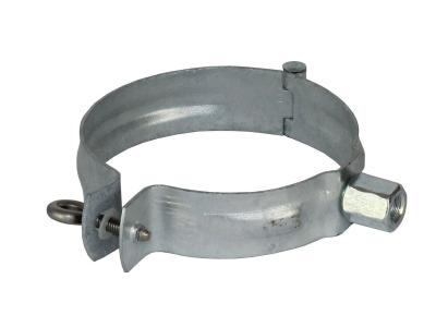 картинка Охват для крепления круглой водосточной трубы 100 мм патинированный темно-серый (new) Rheinzink