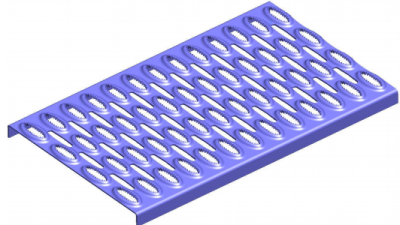 картинка Ступенька безопасности 80 см темно-коричневый, RAL 8019 ТД ФЭЗ