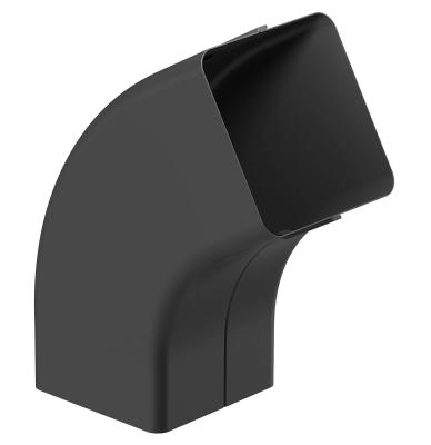 картинка Колено  72°, сталь чёрный, RAL 9005 Galeco
