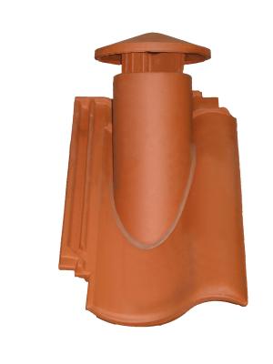 картинка Канализационная черепица 100/125 Vario Hohlfalzziegel кристальный ангоб черный "Базальт", kristall-engobe basaltschwarz Meyer-Holsen