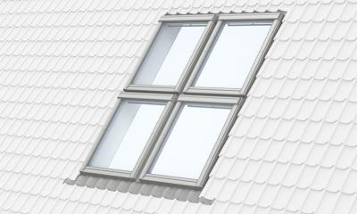 картинка Комби оклад EFS 0022B для плоской кровли PK10 (94x160) Velux
