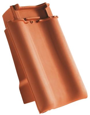 картинка Боковая левая черепица, Futura Noblesse антик, Noblesse antik geflammt Creaton