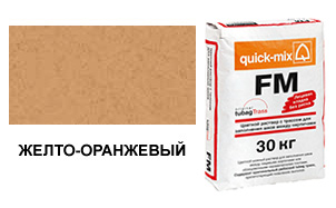 картинка Цветная смесь для заделки швов FM N, 30 кг, жёлто-оранжевый