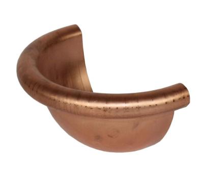 картинка Заглушка желоба круглая "ложка" 333 мм медь классик, kupfer classic Zambelli
