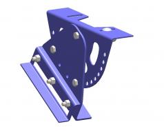картинка Опора ступеньки безопасности (фальцевая кровля)  RAL 7043 ТД ФЭЗ