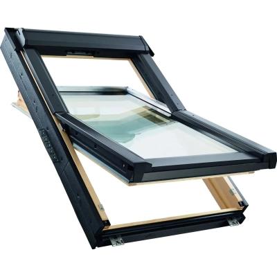 картинка Окно мансардное RotoQ Q42S H200 с термоблоком, дерево (однокамерное), 134*98