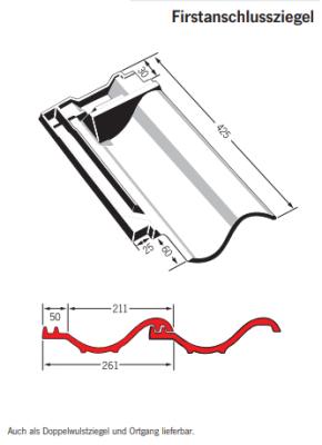 картинка Подконьковая черепица Vario Hohlfalzziegel кристальный ангоб черный "Базальт", kristall-engobe basaltschwarz Meyer-Holsen