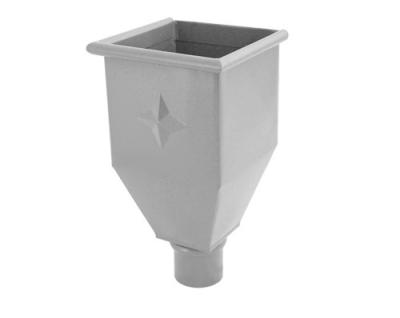 картинка Воронка водосборная удлиненная d=90 Rooftop PU, коричневый, RAL 8017 Aquasystem