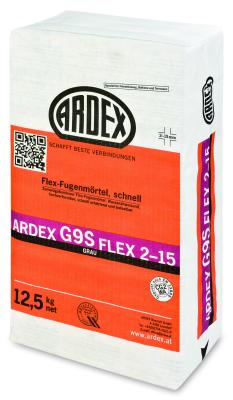 картинка Эластичная затирка для швов на основе цемента ARDEX G9S FLEX 2-15, 12,5 кг антрацит, anthrazit Ardex