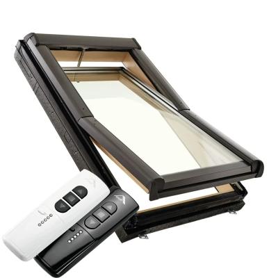 картинка Окно мансардное Designo R49 H2EF  с электроприводом, дерево (двухкамерное, среднеповоротное), 74*140