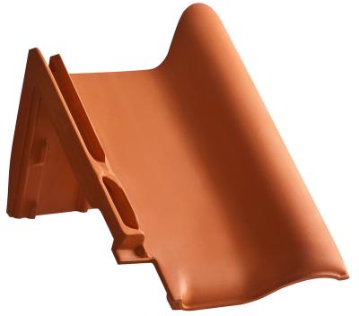 картинка Коньковая черепица для односкатной кровли, Futura Noblesse антик, Noblesse antik geflammt Creaton