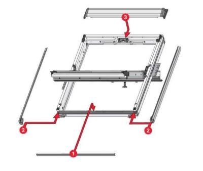 картинка Оклад EDX Qx200 для фальцевой кровли, 114*140