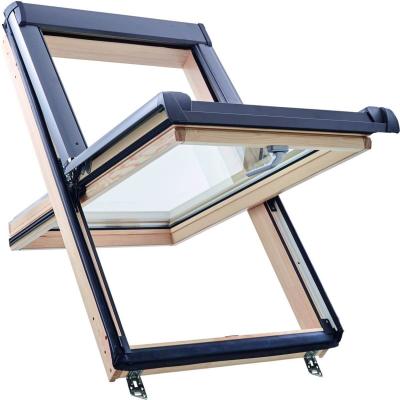 картинка Окно мансардное Designo R45 K WD с термоблоком, ПВХ (однокамерное, среднеповоротное), 74*140