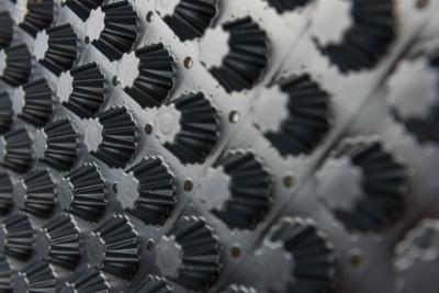 картинка Дренажная мембрана с выступами высотой 20 мм и геотекстилем для зелёных крыш, с перфорацией DELTA-FLORAXX TOP, 2*10м