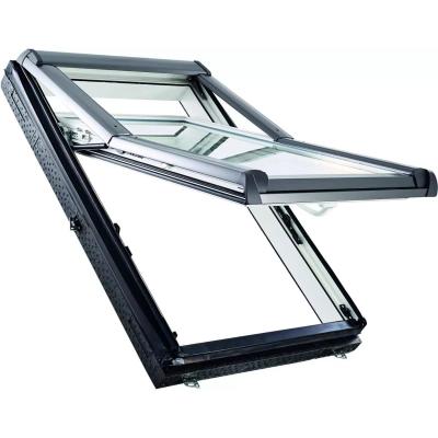 картинка Окно мансардное Designo R75 K200 WD с термоблоком, ПВХ (однокамерное, приподнятая ось поворота), 54*98