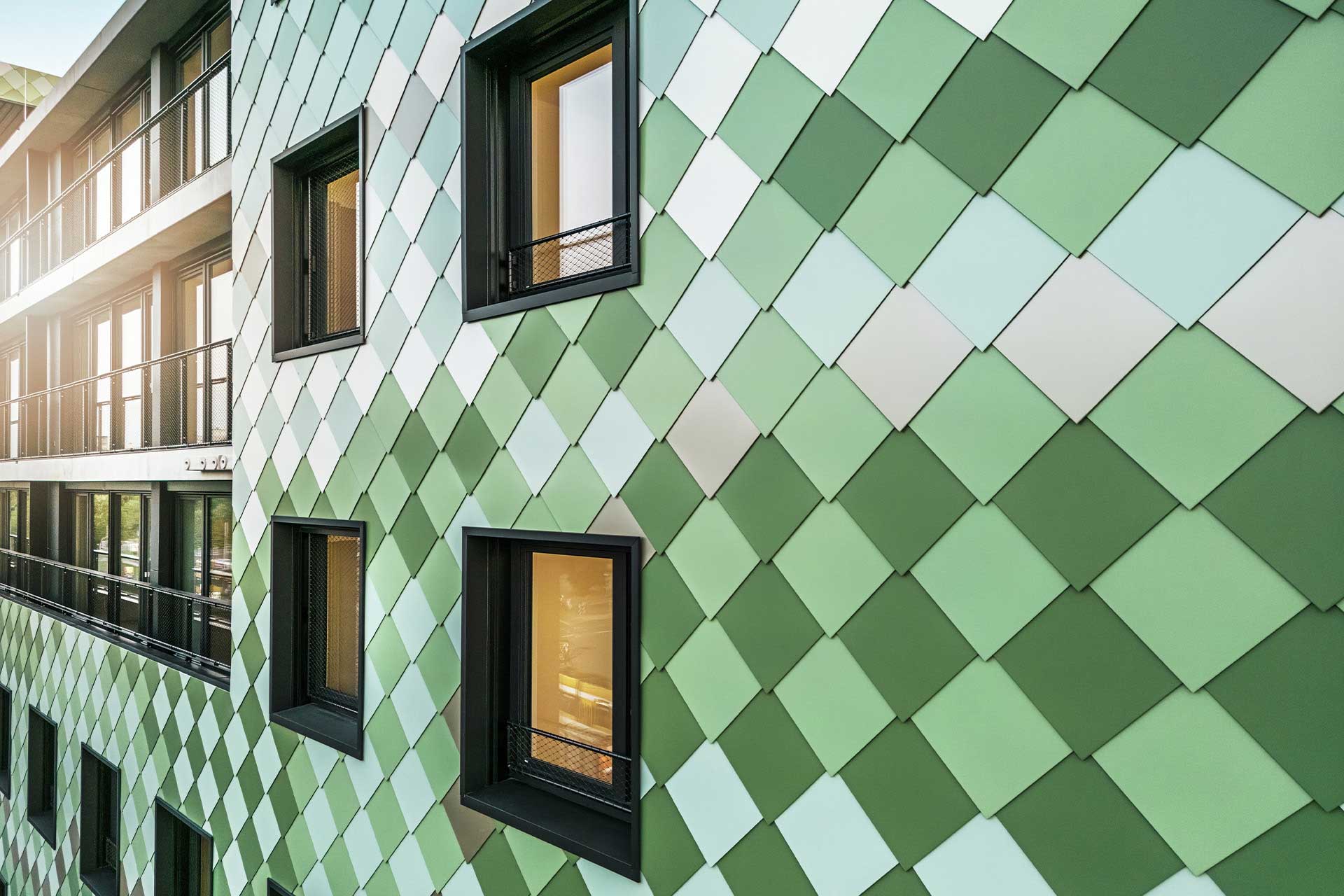 Игра красок с ромбовидным фасадом «Pick-Nick»