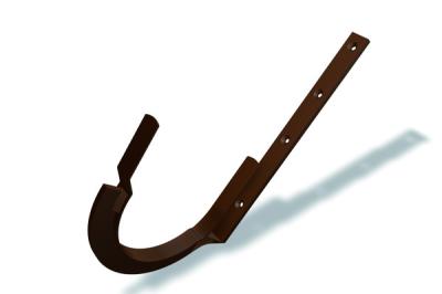 картинка Крюк полукруглого желоба с боковым креплением, 333/23х7 мм натуральный алюминий, naturblank Prefa