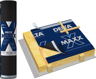 картинка Подкровельная антиконденсатная гидроизоляция DELTA-MAXX X, 50x1,5 с двумя зонами проклейки