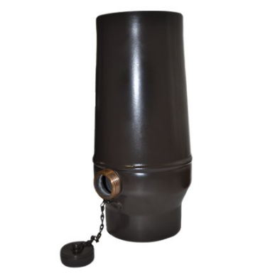 картинка Водосборник зауженный d=100  Rooftop PU, белый, RAL 9003 Aquasystem