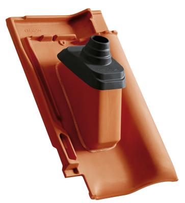 картинка Антенная черепица, Futura Noblesse антик, Noblesse antik geflammt Creaton