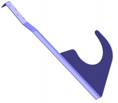 картинка Опора для бревна диаметром 160 мм (черепица) коричневый, RAL 8017 ТД ФЭЗ