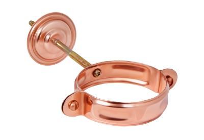 картинка Хомут трубы с комплектом крепления d=100  медь классик, kupfer classic Aquasystem