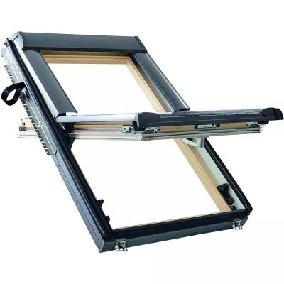 картинка Окно мансардное Designo R69 H200 WD с термоблоком, дерево (двухкамерное, среднеповоротное), 74*140