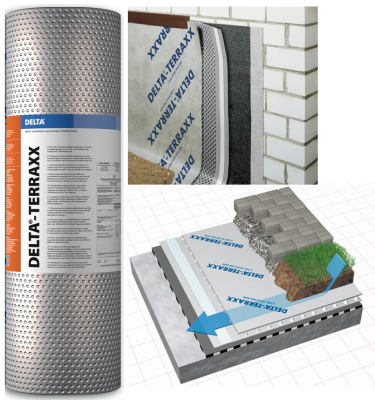 картинка Дренажная пленка DELTA-TERRAXX, 12,5x2,4 м