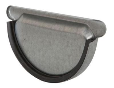 картинка Заглушка желоба универсальная с резиновым уплотнителем d=150  Rooftop PU, медно-коричневый, RAL 8004 Aquasystem