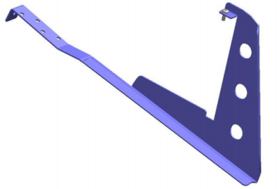 картинка Опора Royal для с/з решетки и трубы D25 темно-коричневый, RAL 8019 ТД ФЭЗ