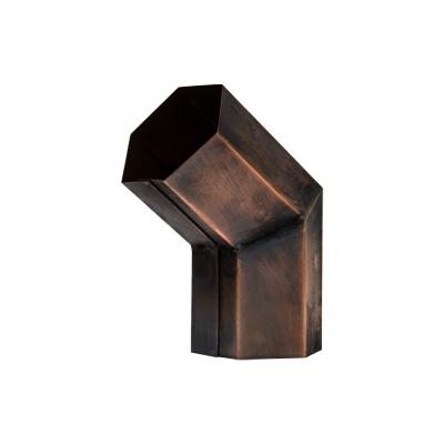 картинка Колено трубы шестигранное 72 гр, сталь с покрытием