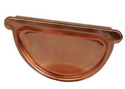 картинка Заглушка желоба круглая универсальная 333 мм медь классик, kupfer classic Zambelli