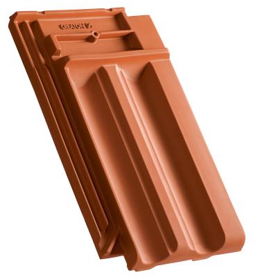 картинка Подконьковая черепица, Ratio Nuance старый серый\темно-коричневый, Nuance altgrau\dunkelbraun Creaton