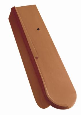 картинка Боковая правая черепица Kera-biber, 41x10,5 см Nuance синий пестрый, Nuance blaubunt geflammt Creaton