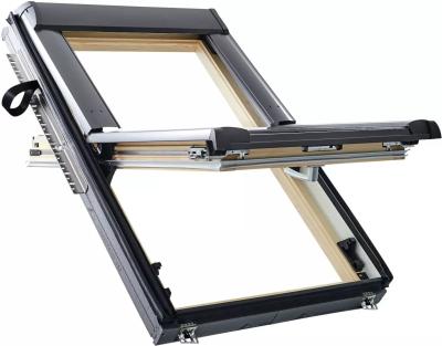 картинка Окно мансардное Designo R68 H200 WD с термоблоком, дерево (однокамерное, среднеповоротное), 65*98