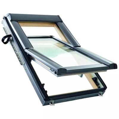 картинка Окно мансардное Designo R69 H200 WD с термоблоком, дерево (двухкамерное, среднеповоротное), 65*98