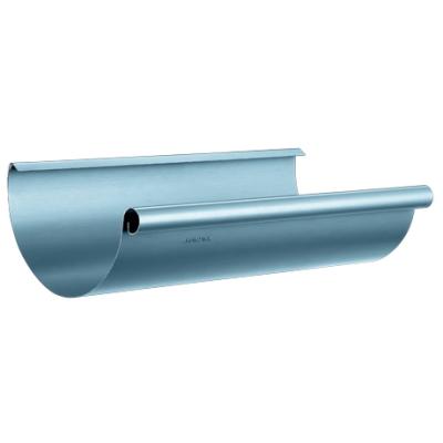 картинка Желоб подвесной полукруглый 333х0,7х3000 мм патинированный темно-серый (new) Rheinzink