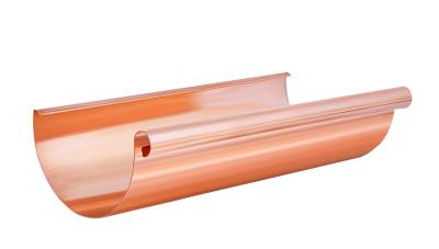 картинка Желоб водосточный d=150 L= 3,0m медь классик, kupfer classic Aquasystem