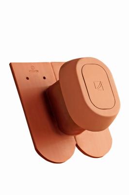 картинка Канализационная черепица Signum 125 мм, Biber Nuance темный, Nuance dunkel Creaton