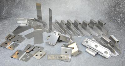 картинка Кляммер неподвижный под реечный фальц нерж. Н=85 мм с пуклей