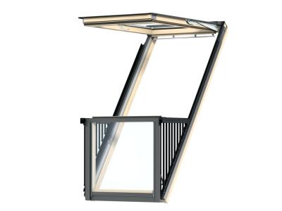 картинка Окно-балкон GDL 3066LP1 верхняя часть SK19 (114x252) Velux