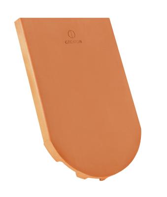 картинка Подконьковая вентиляционная черепица, 10 см3, Biber-classic Creaton BIBER, Глазурь Finesse темно-синий, Finesse dunkelblau (Германия)