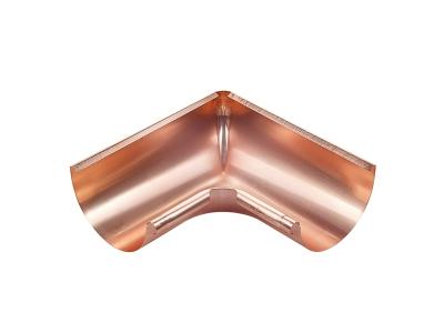 картинка Угол желоба круглый внутренний 333х300 мм медь классик, kupfer classic Zambelli
